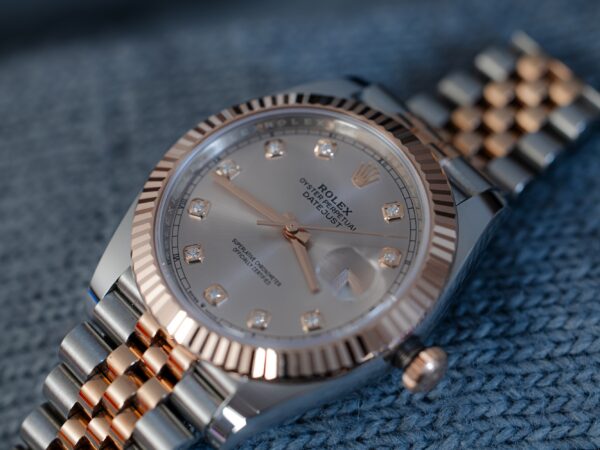 Rolex Datejust 41 - Diamond Dial - Rose Gold - Jubilee