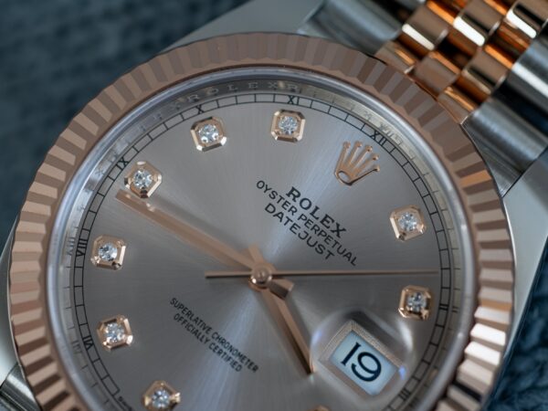Rolex Datejust 41 - Diamond Dial - Rose Gold - Jubilee
