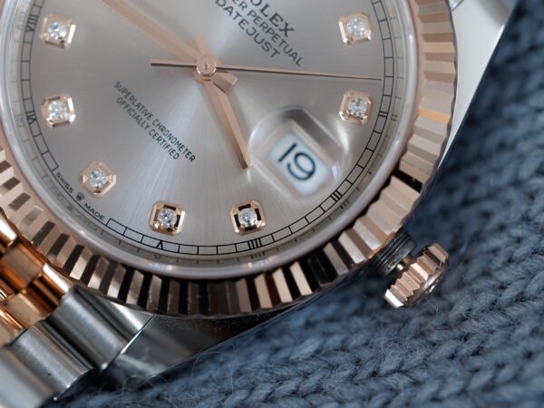 Rolex Datejust 41 - Diamond Dial - Rose Gold - Jubilee