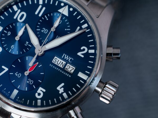 IWC Pilot Chronograph 41mm - Blue + Mega set pasków