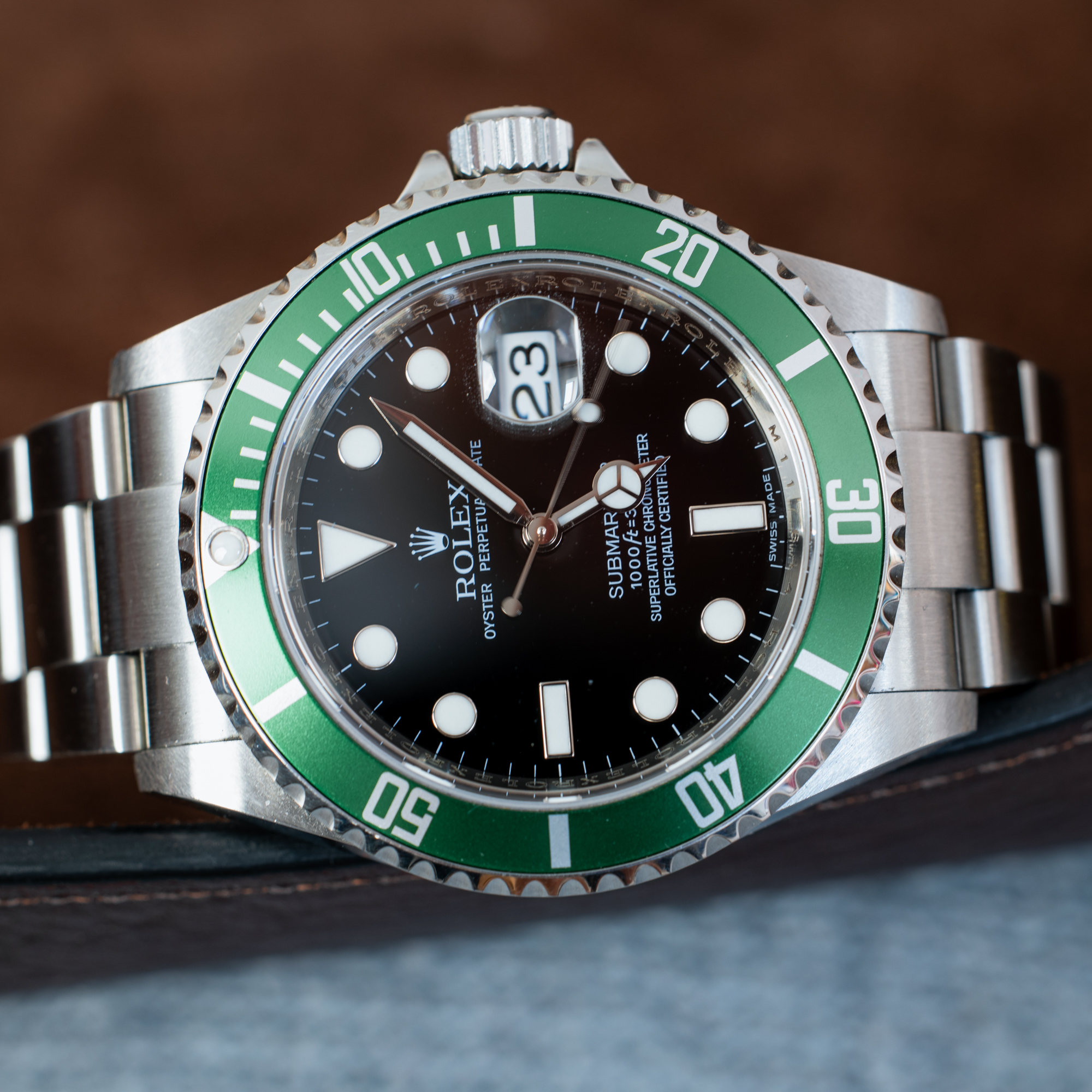Rolex Submariner “Kermit” – Unpolished – Full Set – Seria M