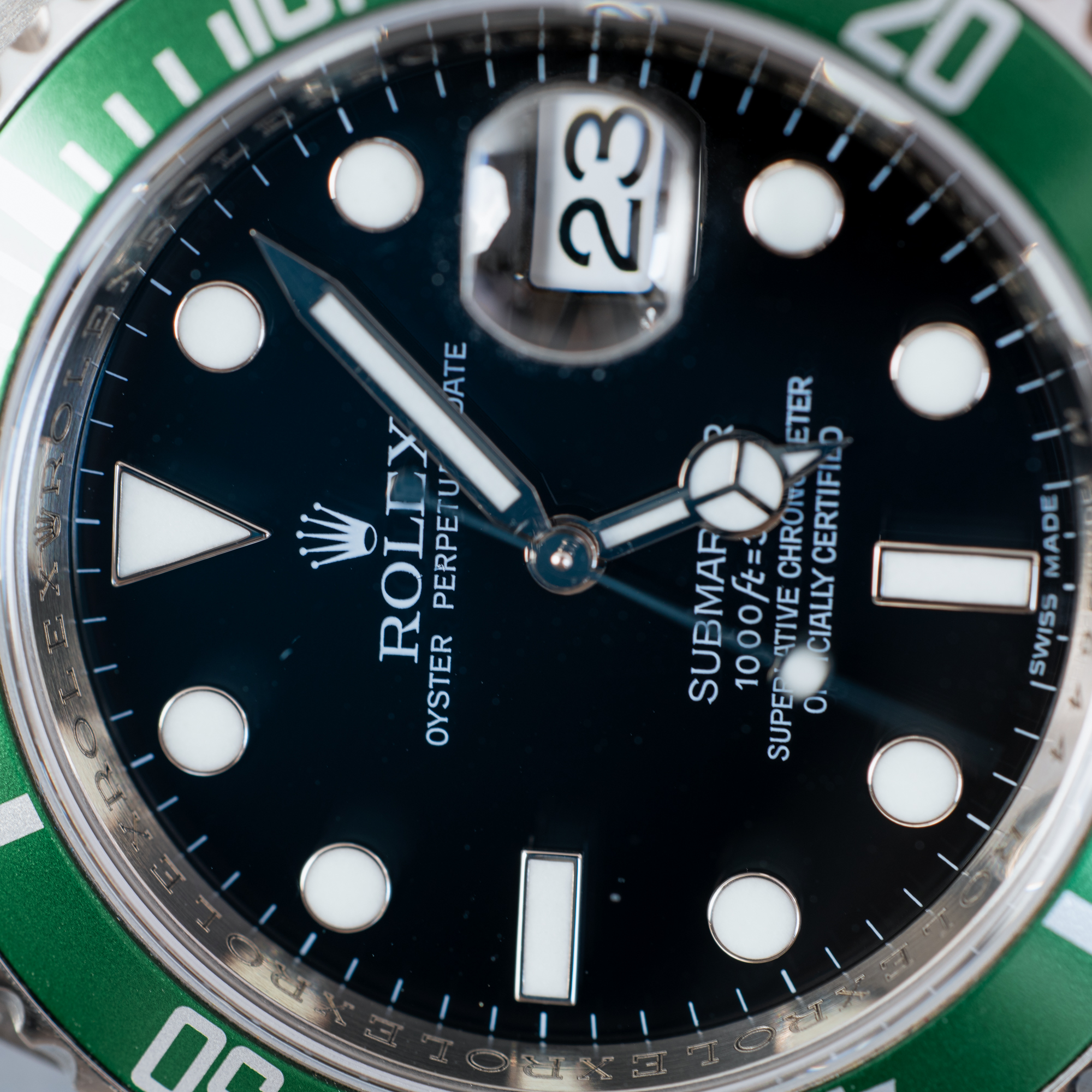 Rolex Submariner “Kermit” – Unpolished – Full Set – Seria M