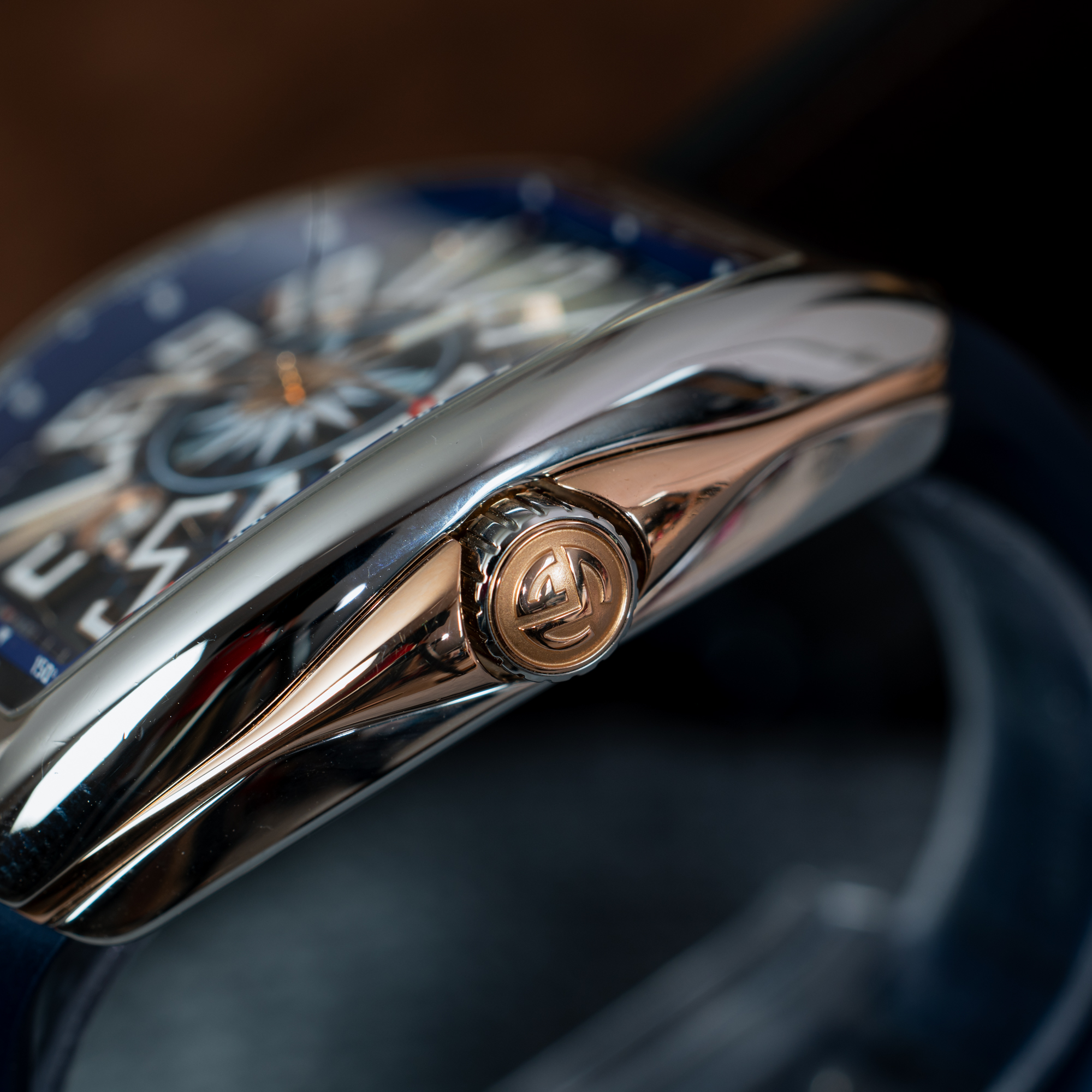 Franck Muller Vanguard Yachting - Blue & Gold