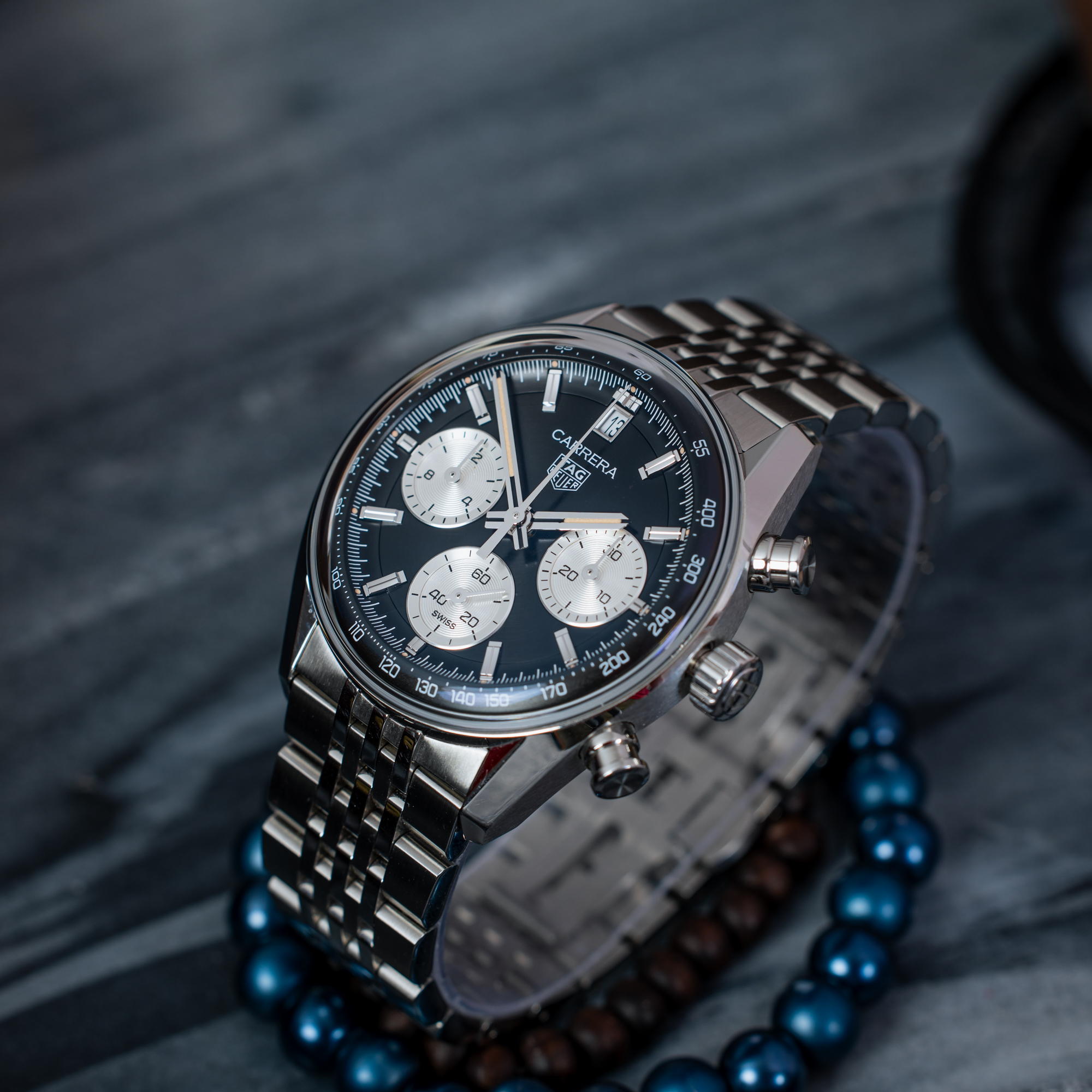 TAG Heuer Carrera Chronograph “Glassbox” + strap