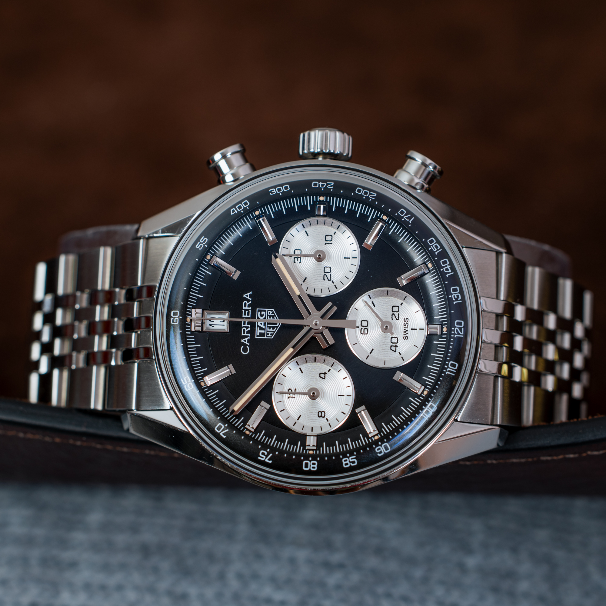 TAG Heuer Carrera Chronograph “Glassbox” + strap