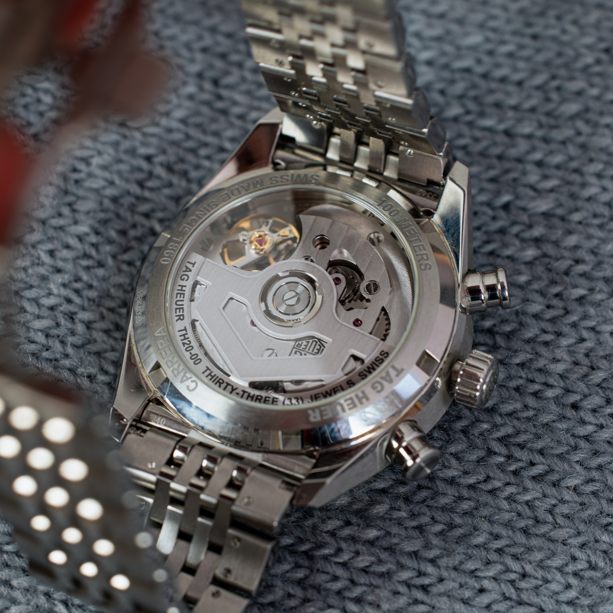 TAG Heuer Carrera Chronograph “Glassbox” + strap